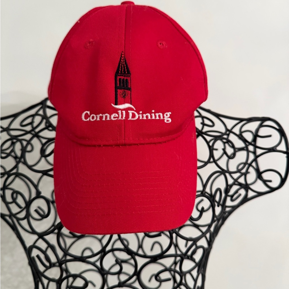 Cornell Dining  hat in red by Port Authority